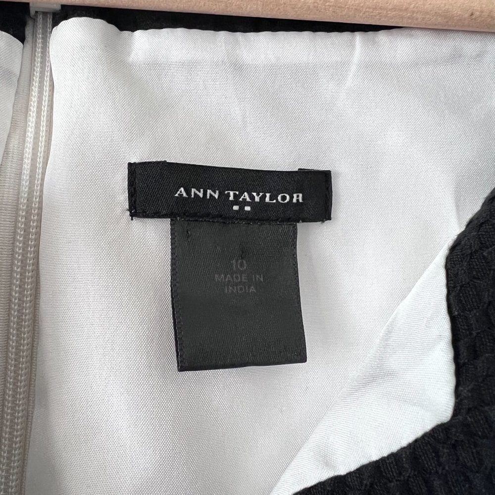 Ann Taylor Color Block Woven Sheath Hourglass Dress Size 10 - Picture 5 of 11